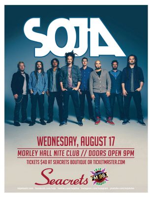 SOJA Band Concert Flyer